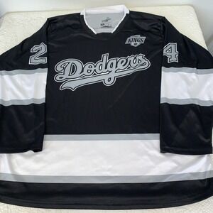 Los Angeles Dodgers x Los Angeles Kings 2024 Night Hockey Jersey Men's XL